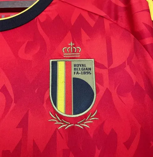 Belgica Home 26/27 Masculino Torcedor Adidas - Vermelho