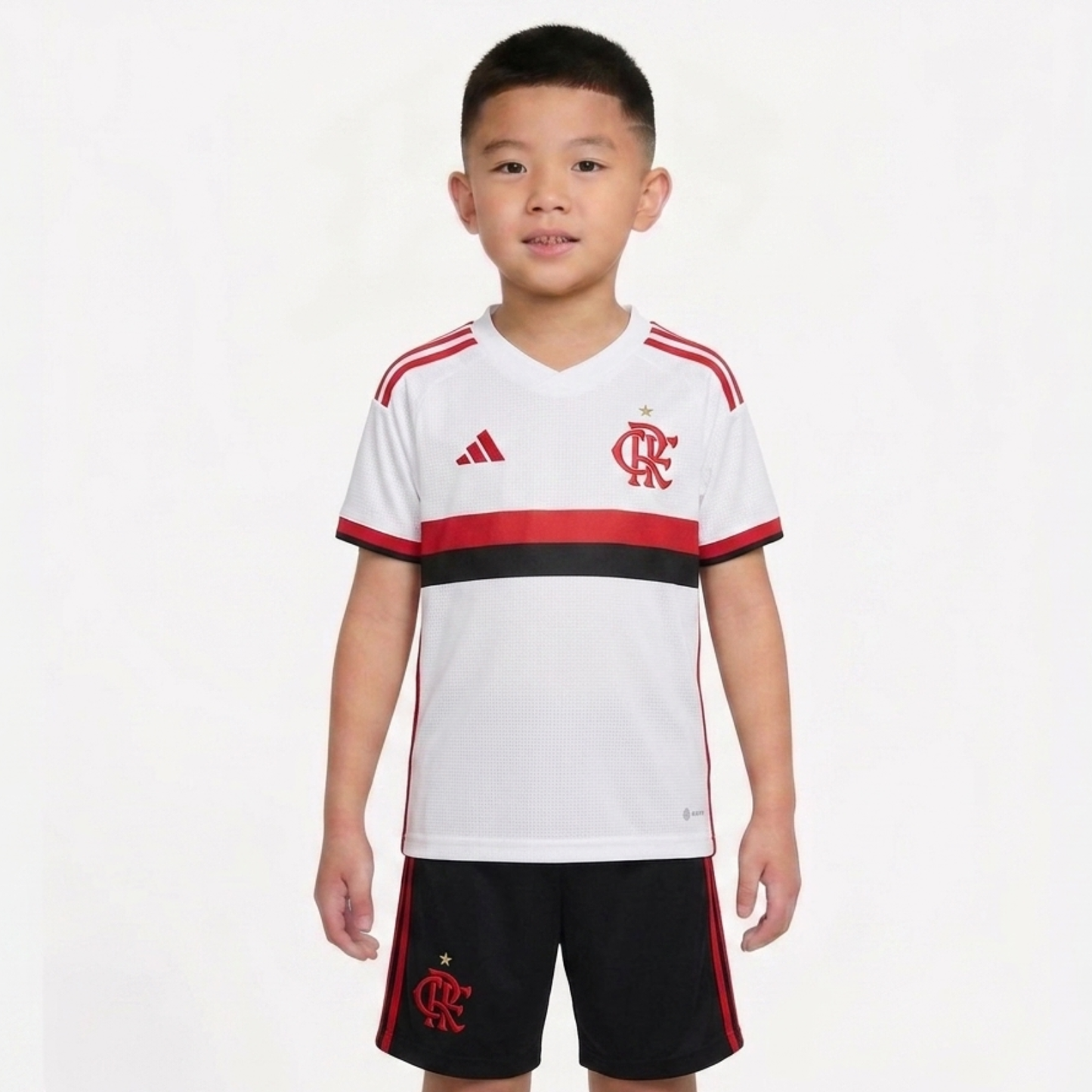 Kit Infantil Flamengo Away 26/27 - Branco
