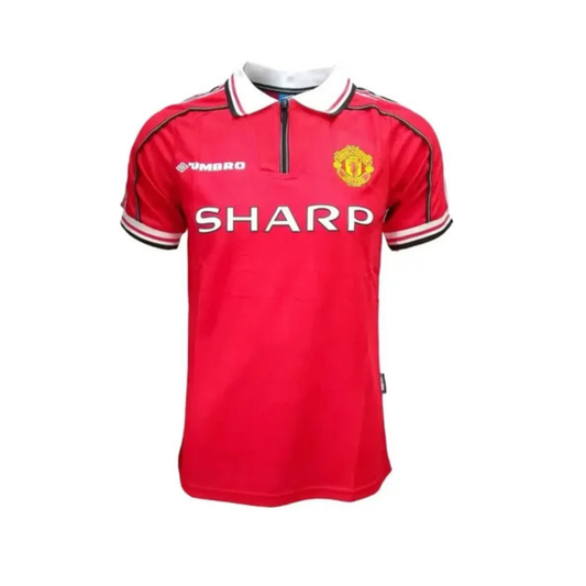 Manchester United Home Retro 98/99 Umbro - Vermelho