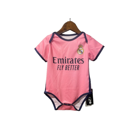 Body Bebê Infantil Real Madrid 25/26  - Rosa