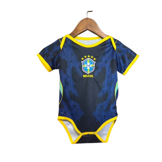 Body Bebê Infantil Brasil Away 26/27  - Azul