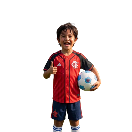 Kit Infantil Flamengo Edição Especial 25/26  - Vermelho