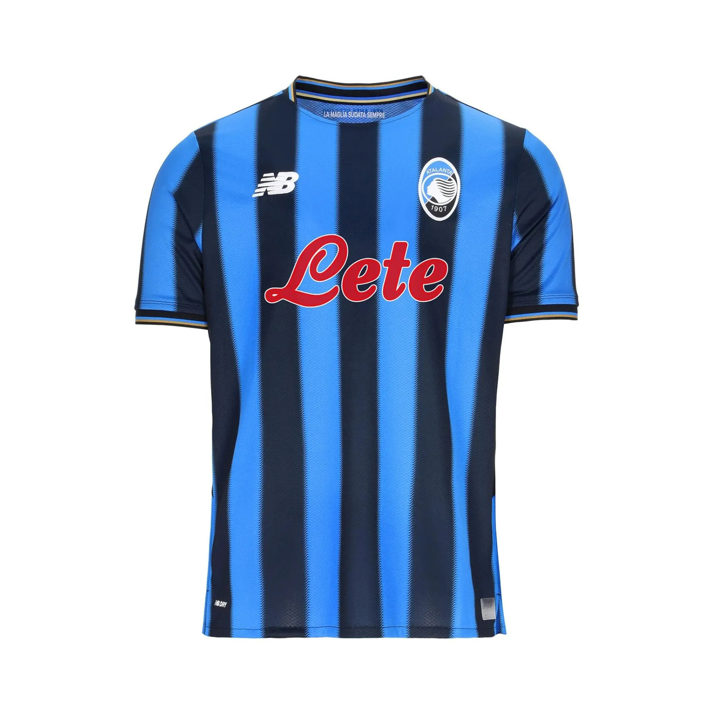 Atalanta Home 25/26 Torcedor New Balance - Azul e Preto