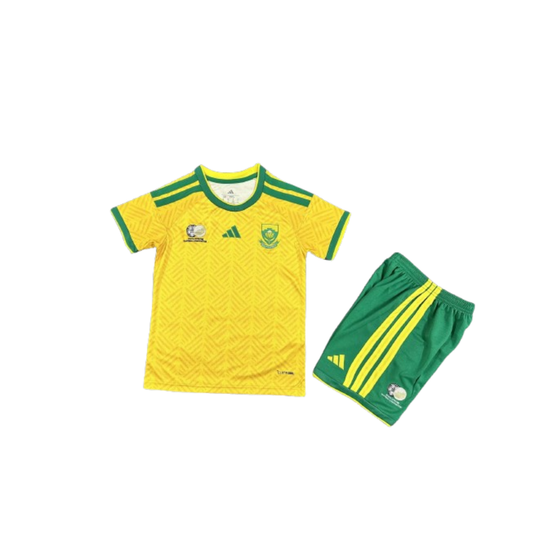 Kit Infantil Africa do Sul Home 26/27 - Amarela