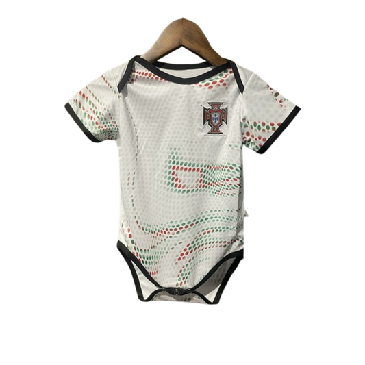 Body Bebê Infantil Portugal Away 25/26  - Branco