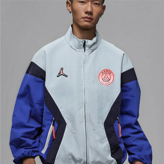 Jaqueta PSG Jordan - Azul Claro