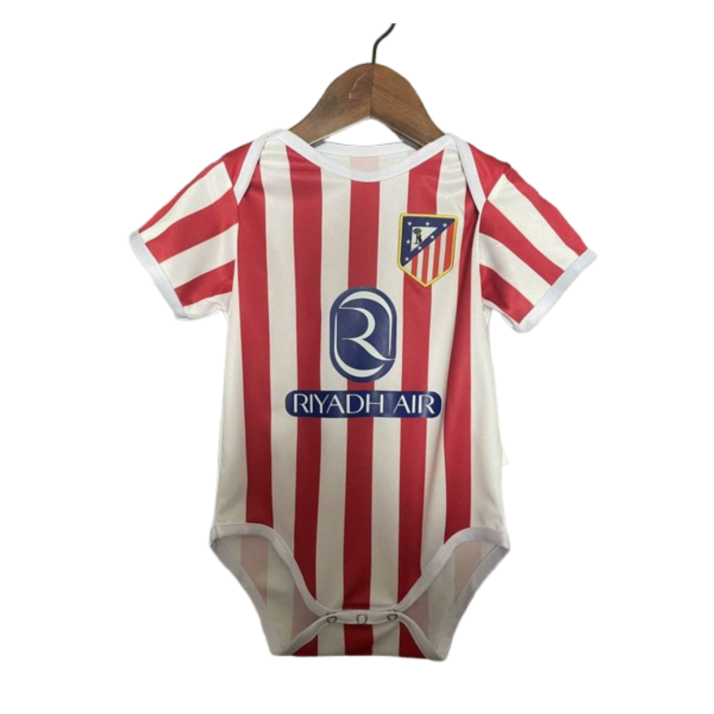 Body Bebê Infantil Atletico de Madrid 25/26 - Branco e Vermelho
