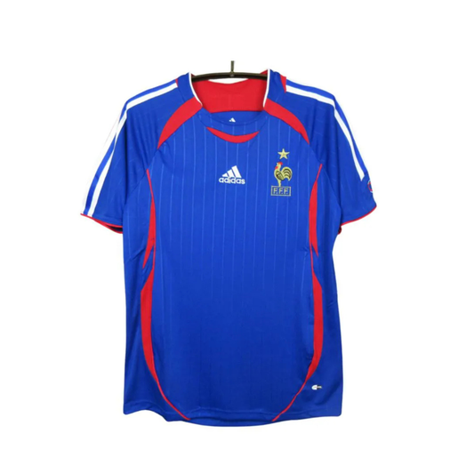 França Retrô Away 2006 Masculino Adidas - Azul