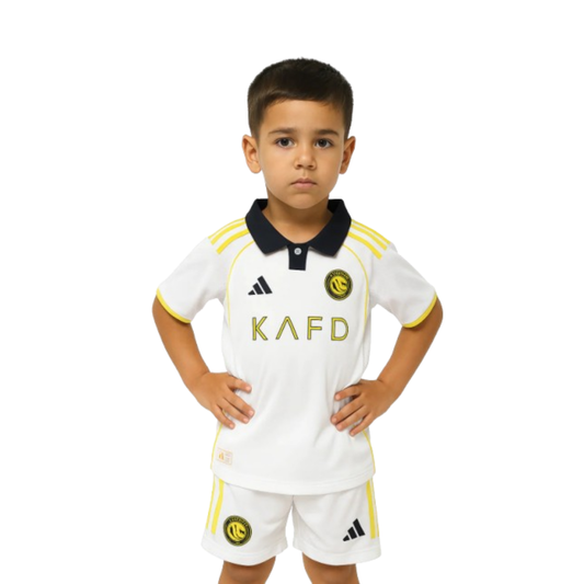 Kit Infantil Al Nassr Third 25/26  - Branco
