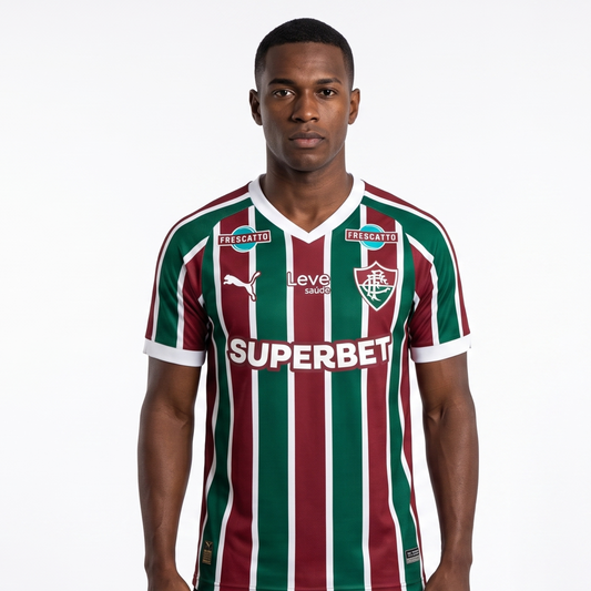 Fluminense Home 26/27 Jogador Com Patrocínios Puma - Tricolor
