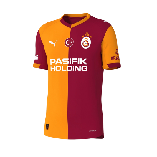 Galatasaray Home 25/26 Torcedor Puma Masculina - Laranja