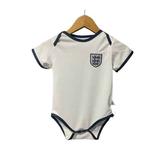 Body Bebê Infantil Inglaterra Home 24/25  - Branco