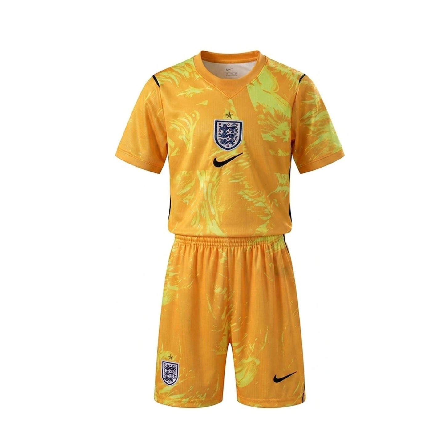 Kit Infantil Inglaterra Goleiro 26/27 - Amarelo