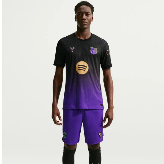 Barcelona Away 26/27 Jogador Kobe - Roxa e Preto