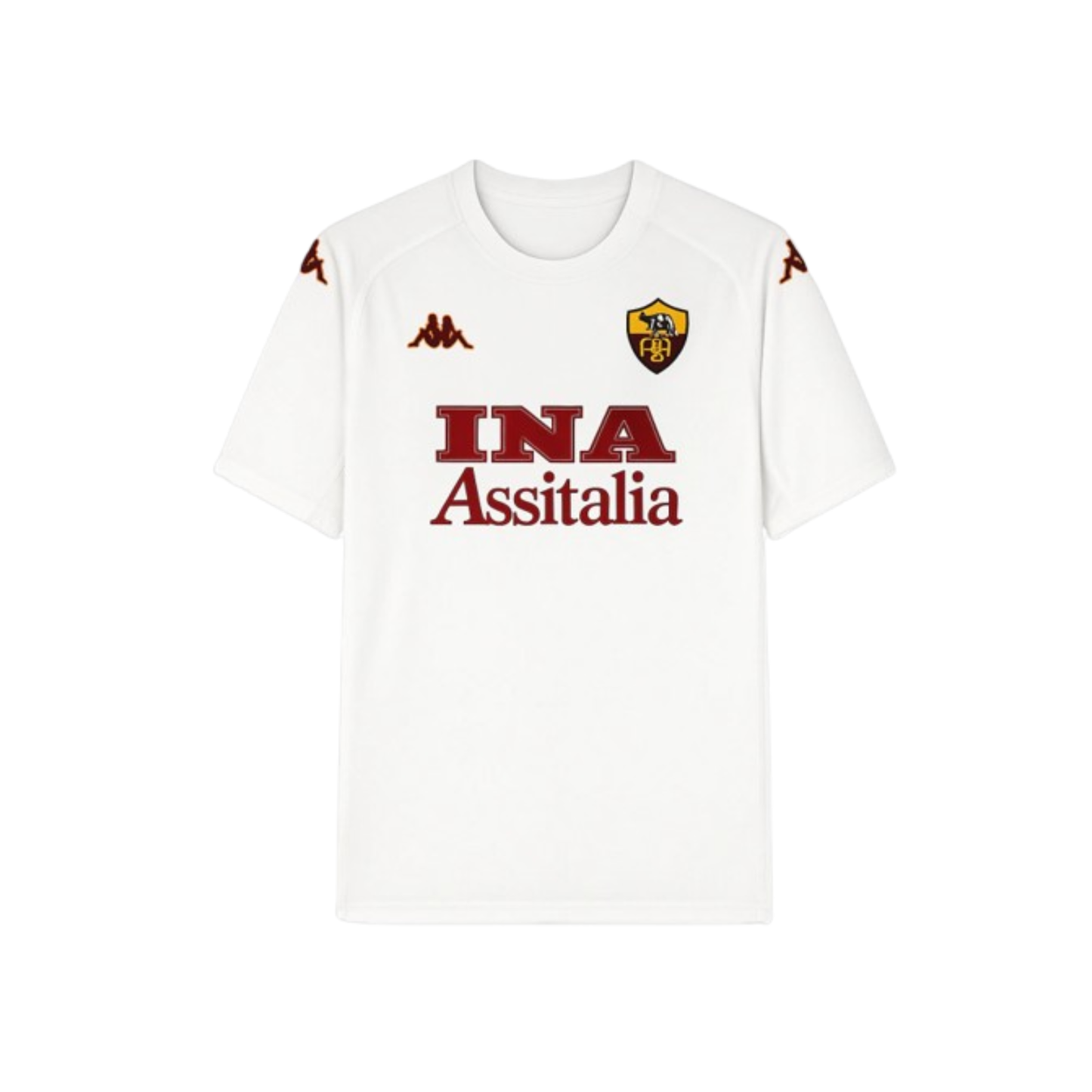 Roma Away Retrô 2000/2001 Kappa - Branca