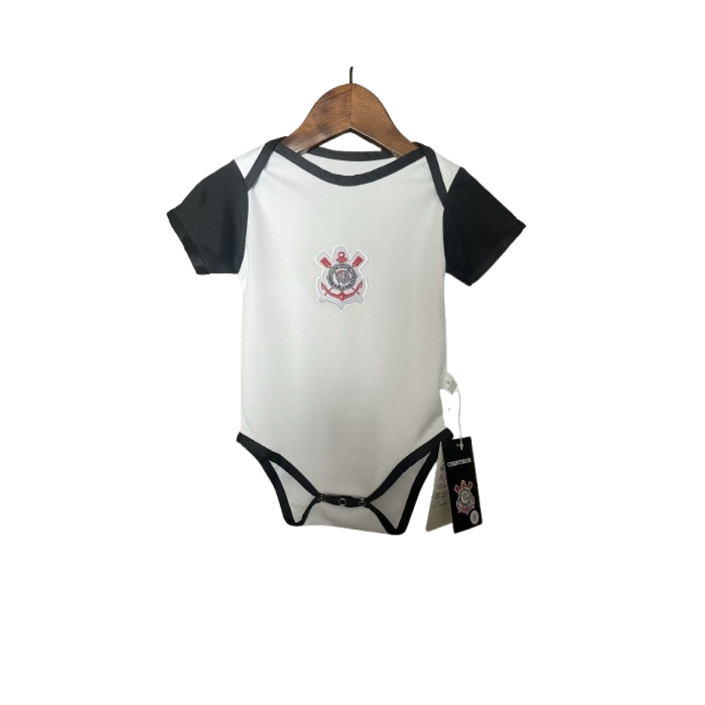 Body Bebê Infantil Corinthians Home 25/26 Nike Unissex - Branco