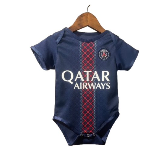 Body Bebê Infantil PSG Home 25/26 - Azul e Vermelho