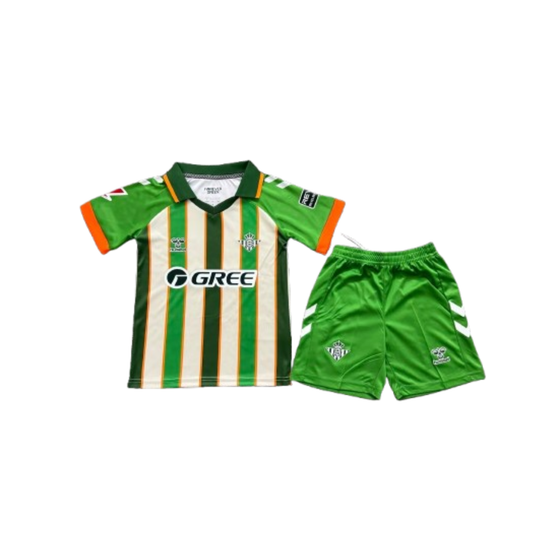 Kit Infantil Real Betis Home 25/27 Hummel - Verde e Branca