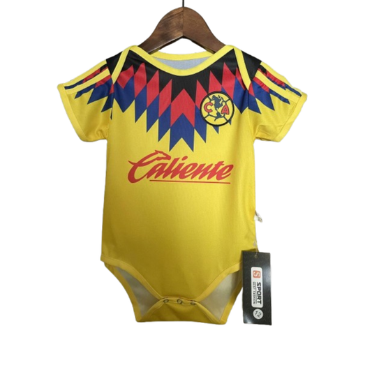 Body Bebê Infantil America do Mexico Home 25/26   - Amarelo