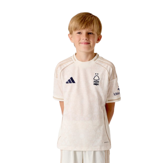 Kit Infantil Nottingham Forest Away 25/26  - Bege