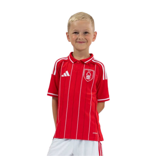 Kit Infantil Nottingham Forest Home 25/26 - Vermelho