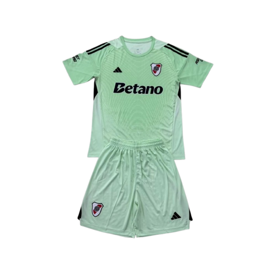 Kit Infantil River Plate Goleiro 25/26 Adidas - Verde