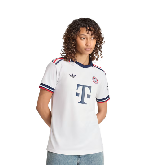 Bayern De Munique Away 26/27 Feminino Adidas - Branca