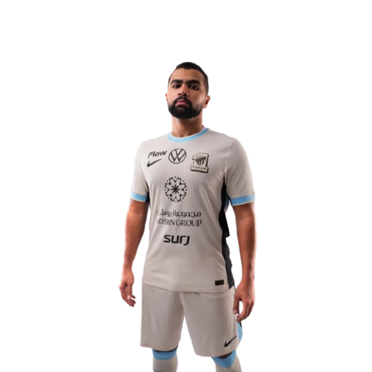 Al Ittihad Away 25/26 Jogador Nike - Bege