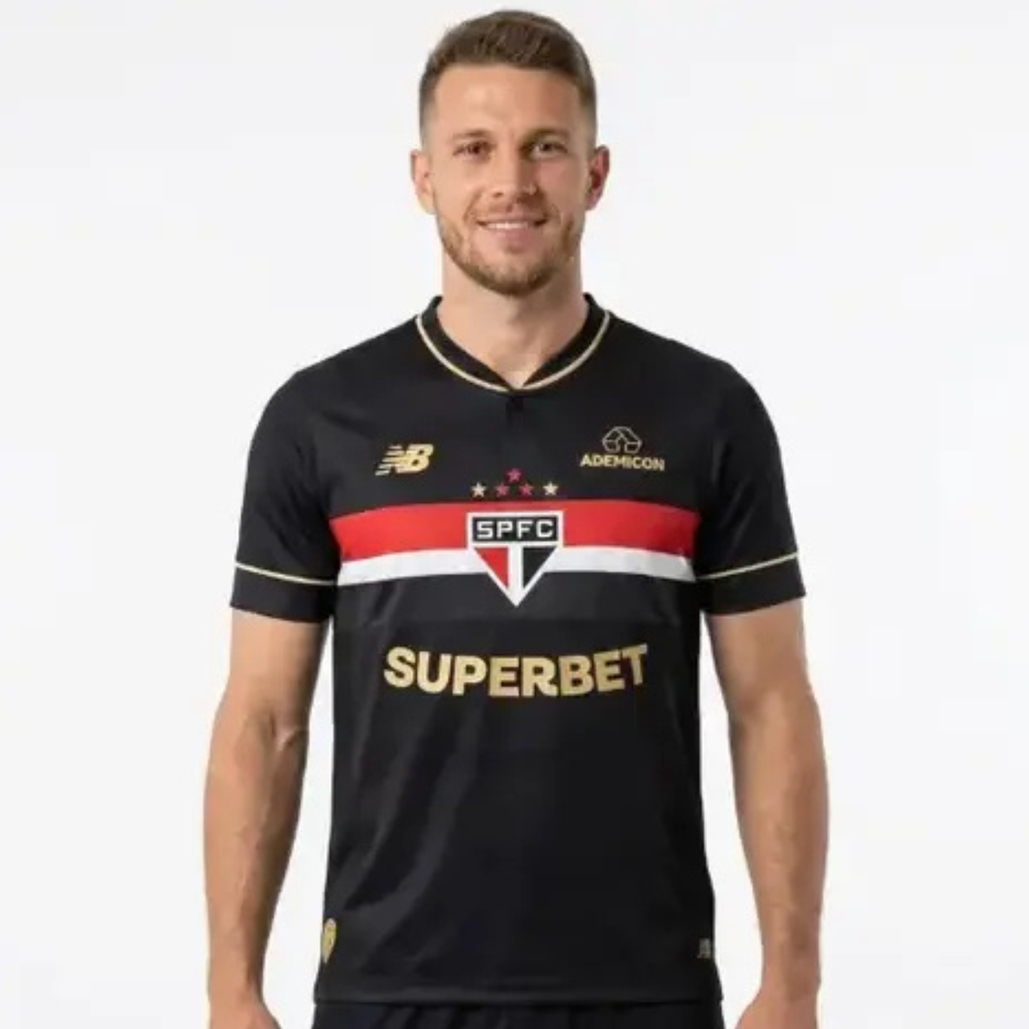 São Paulo Third 25/26 Jogador New Balance Masculino - Preta