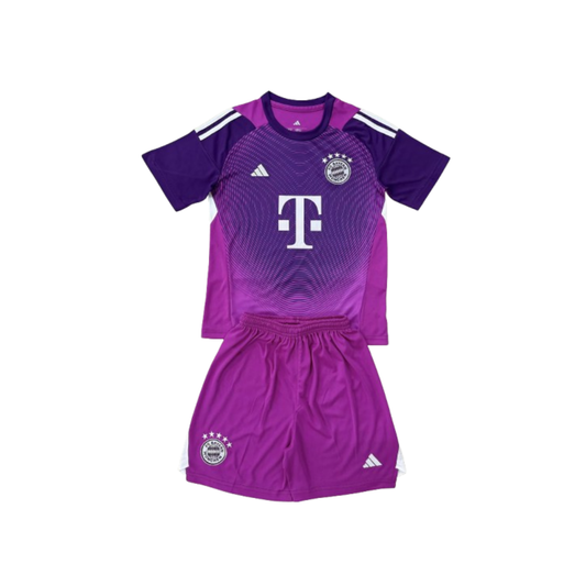 Kit Infantil Bayern De Munique Goleiro 25/26 - Roxo