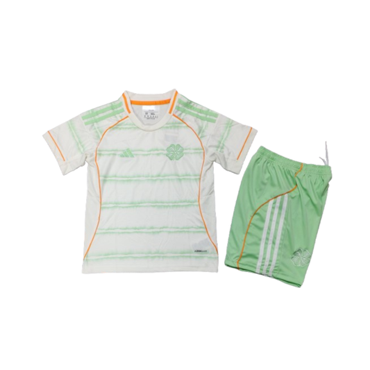 Kit Infantil Celtic Away 25/26 - Verde Claro