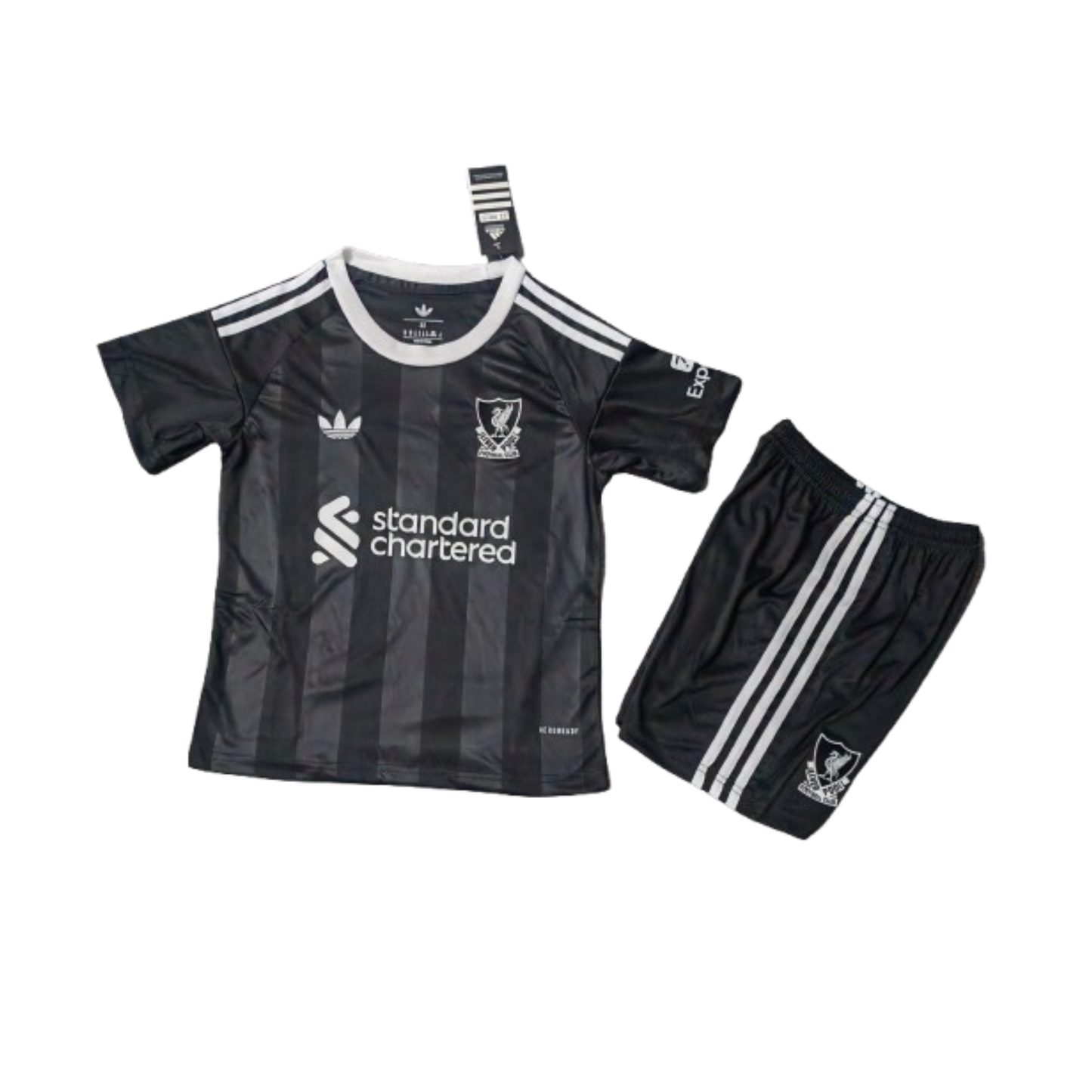 Kit Infantil Liverpool Goleiro 25/26 - Preto
