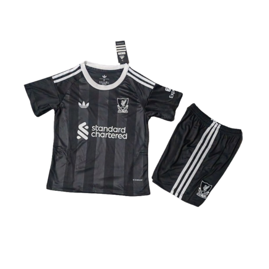 Kit Infantil Liverpool Goleiro 25/26 - Preto