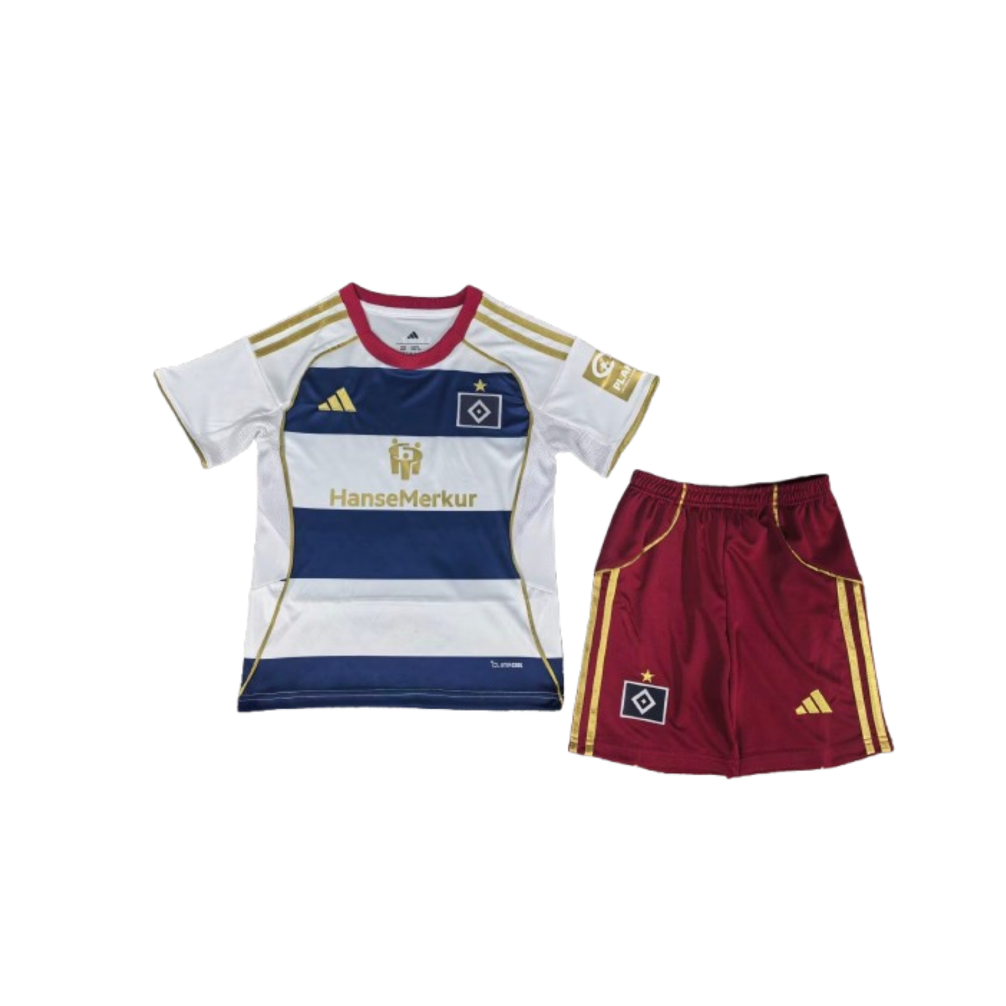 Kit Infantil Hamburgo Home 25/26 - Branco e Azul