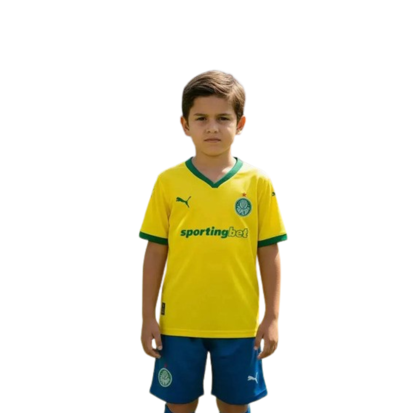 Kit Infantil Palmeiras Third 25/26  - Amarelo