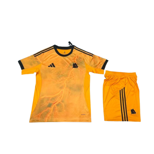 Kit Infantil Roma Away 25/26 - Laranja