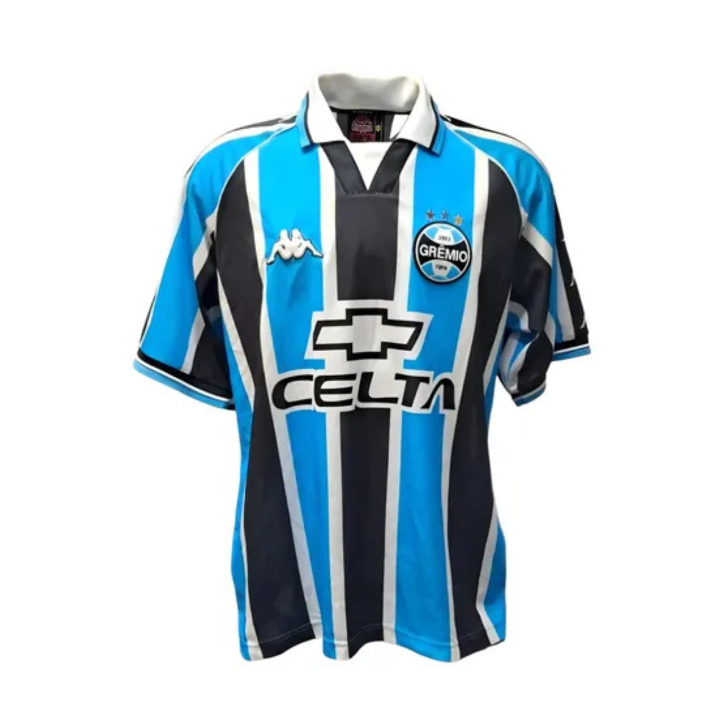 Grêmio Retrô 2000 Kappa Masculino - Azul e Preta