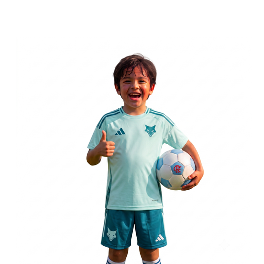 Kit Infantil Cruzeiro Treino 25/26  - Verde Claro