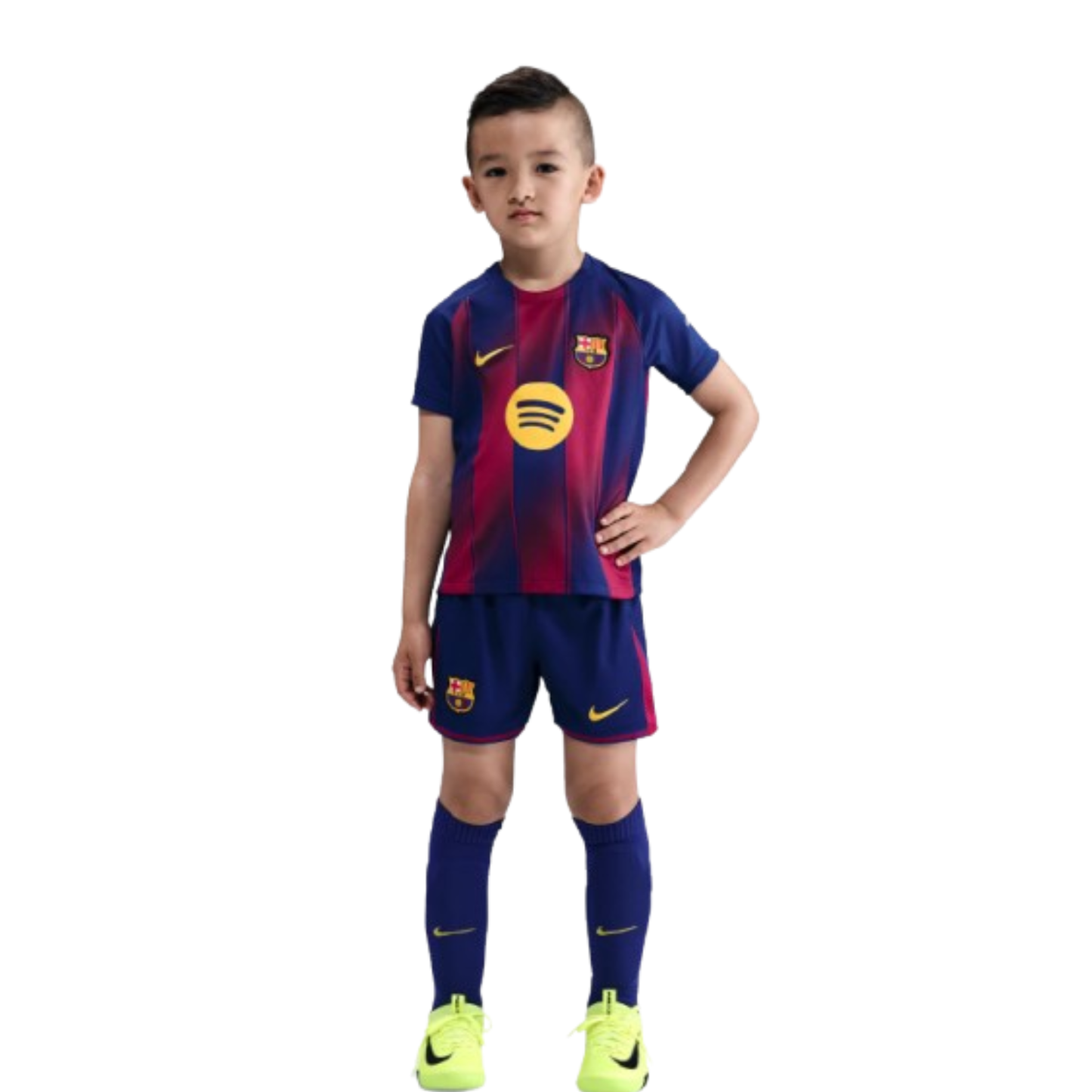 Kit Infantil Barcelona Home 25/26 - Grená