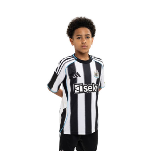 Kit Infantil Newcastle Home 25/26 - Preto e Branco