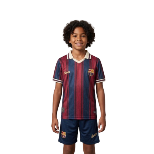Kit Infantil Barcelona Edição Especial 25/26 - Grená