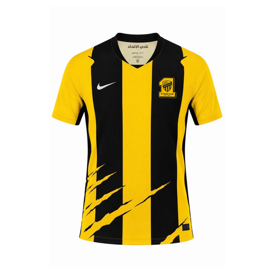 Al Ittihad Home 26/27 Torcedor Nike - Amarelo e Preto