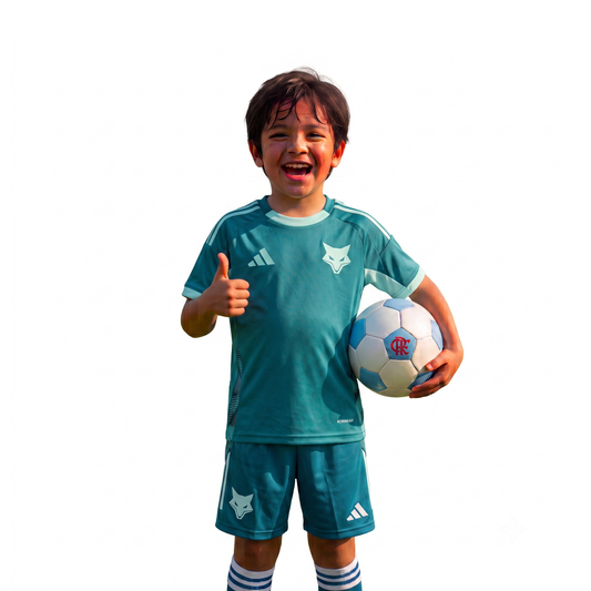 Kit Infantil Cruzeiro Treino 25/26 - Verde Escuro
