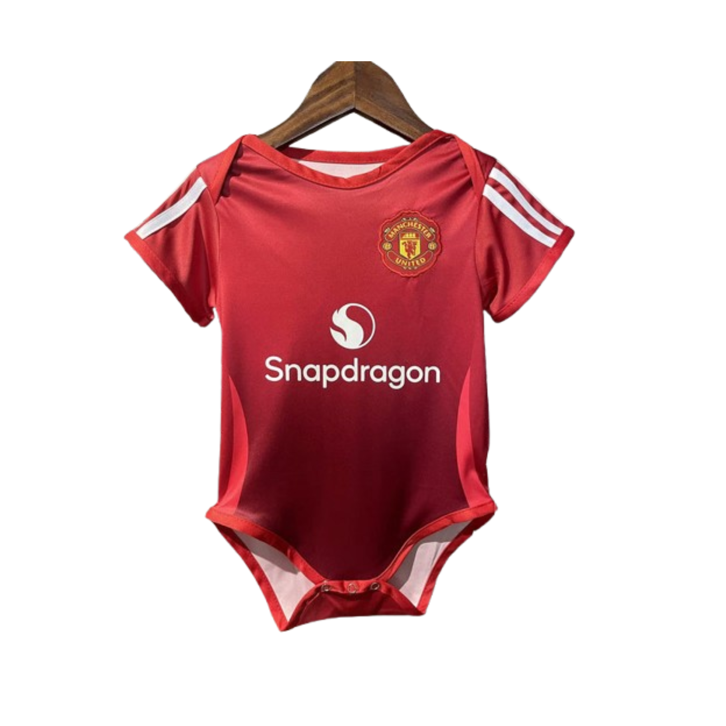Body Bebê Infantil Manchester United Home 25/26 - Vermelho