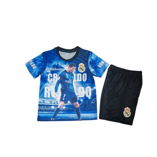Kit Infantil Real Madrid CR7 25/26  - Azul