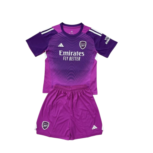 Kit Infantil Arsenal Goleiro 25/26 - Roxo