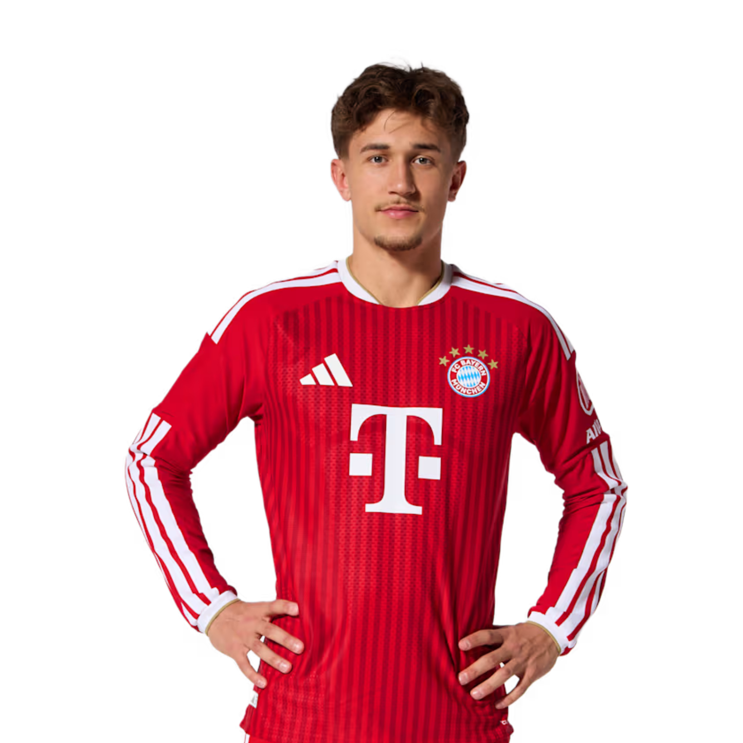 Bayern de Munique Home Manga Longa 26/27 Jogador Adidas - Vermelha