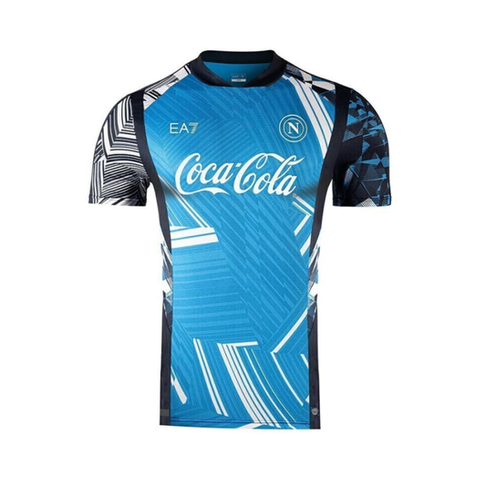 Napoli Pré Jogo 24/25 Torcedor EA7 - Azul e Preto