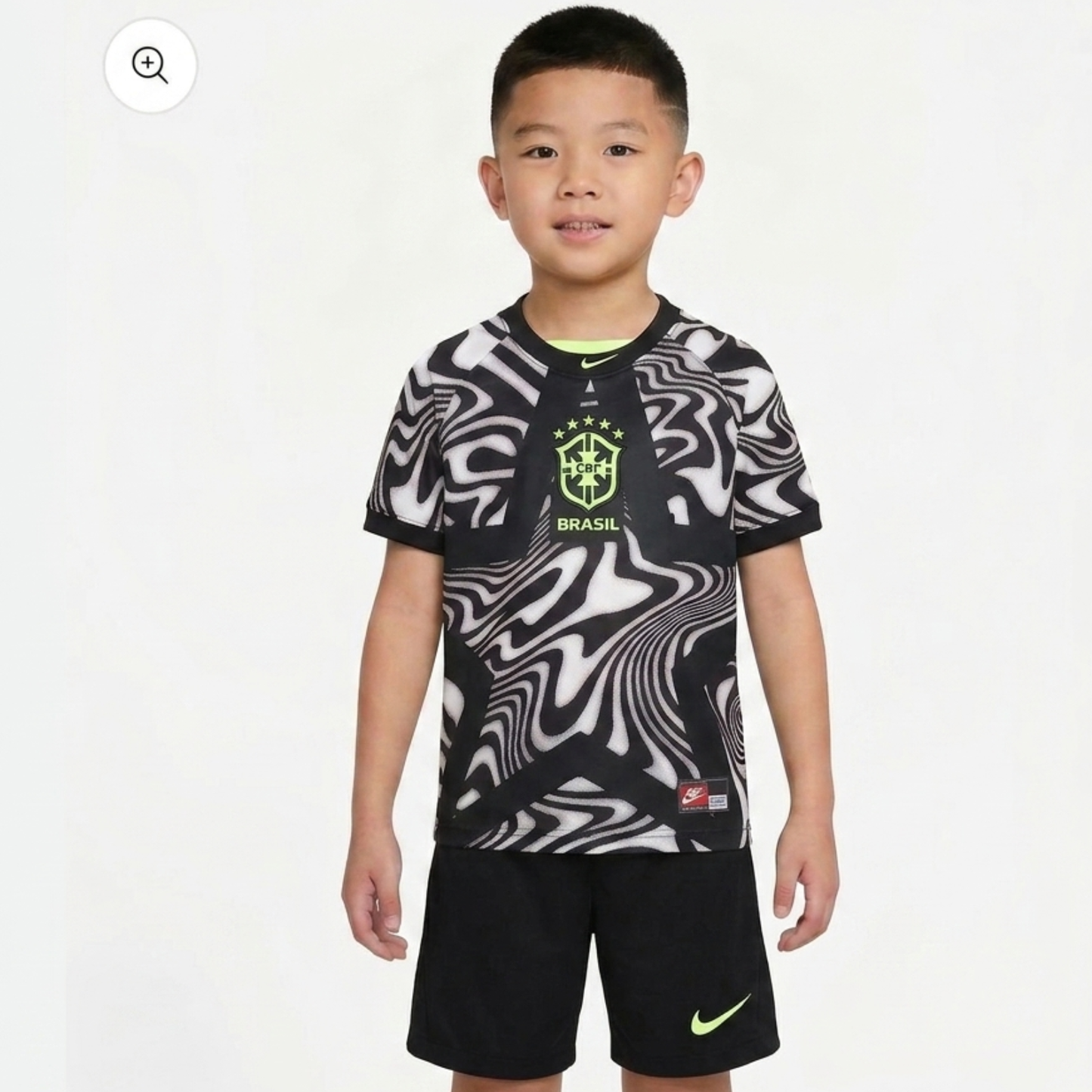 Kit Infantil Brasil Goleiro 26/27 - Cinza