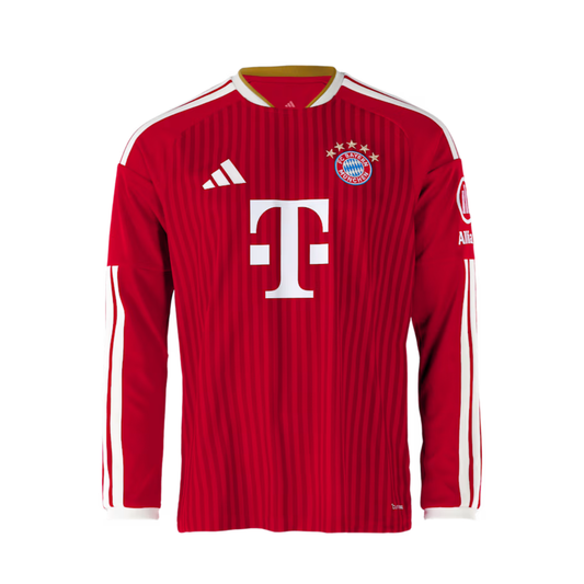 Bayern De Munique Home Manga Longa 26/27 Torcedor Adidas - Vermelha